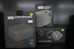 *Nash Subterfuge High Protect Case, Ops Baiting Pouch, and a Nash Wash Bag