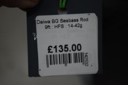 *Daiwa BGX Sea Bass Rod 9ft HFS 14-42g RRP: £135