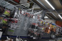 *Contents of Racking to Include Assorted Wire Harnesses, Line, Hooks, Cap Lamp, etc.