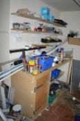 *Contents of Storeroom to Include Various Wood Screws, Fixings, and DIY Equipment