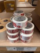 *Eighteen Rolls of Fragile Tape