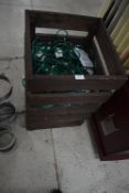 *Wooden Display Crate Containing Large Butterfly Rod Rests