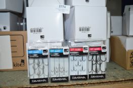 *Large Quantity of Daiwa Triple Hooks Sizes 1 and 8 in Cutting Points and Size 1 and 10 in Needle