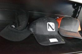 *Three Assorted Caps