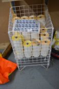 *Wire Dump Basket Containing Self Adhesive Labels