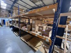 *Three Bays of Pallet Racking 300cm high x 110x260cm Comprising Four Uprights and Twelve Beams