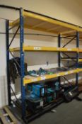 *Four Bays of Link 51 Style Pallet Racking 300cm high x 110x260cm Comprising Five Uprights and