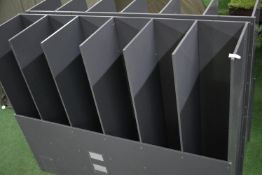 *Two Grey Plastic Display Racks