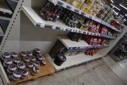 *Four Section of Single Sided Cream Racking (collection by appointment, contents not included)