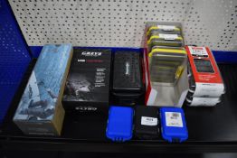 *Quantity of Assorted Fly and Accessory Boxes (5 Leeda Fly Boxes & Wychwood Drogue Ropes -