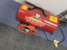 *Clarke Devil 700 Propane Electric Space Heater
