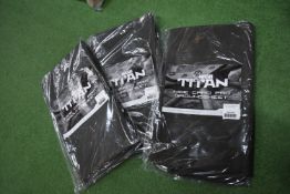 *3x Nash Titan Hide Camo Pro Ground Sheets RRP: £64.99 each