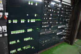 *Three Sections of Green Racking (collection by appointment, contents not included)