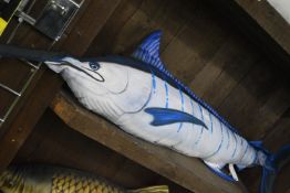*Gabby Blue Marlin Pillow 118cm