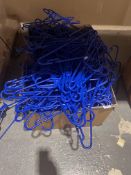 *Two Boxes of Blue Coat Hangers