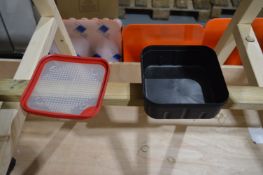 *Box of Assorted Bait Boxes with Lids