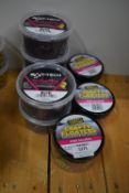 *Five Bait Tech Floater Hook Baits, and Three Crafty Catcher Pink Salmon Floaters