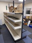 *Double Sided Tegometall Style Supermarket Shelving ~12ft long