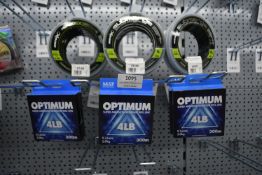 *Quantity of Assorted Fishing Lines (7 Optimum Lines - Withdrawn)