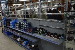 *Five Sections of Double Sided Racking (collection by appointment, contents not included)