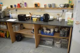 *Two Slice Toaster, Kettle, Cups, etc.