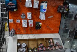 *Contents of Shelf to Include Bait Elastic, Assorted Line, etc. (10 amnesia - Withdrawn)