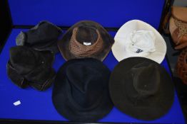 Six Assorted Hats