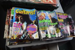 Collection of Guitarist and Guitar Player Magazines from the 1990s