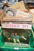 Two Crates of Mixed Rock and Oldies 12” LP Records