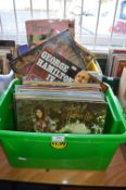 Two Boxes of Mixed Oldies and Country 12” LP Records