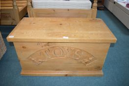 Solid Pine Toybox