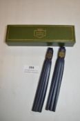 Fairfax & Favour Le Chameau Blue Leather Tassels