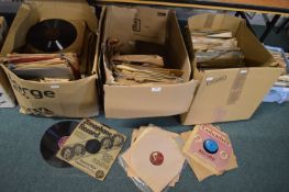 Three Boxes of 78rpm 10” and 12” Shellac Records