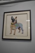 Framed French Bulldog Collage