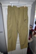 Cargo Trousers with Detachable Legs Size: 38