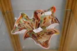 Murano Glass Leaf Dish