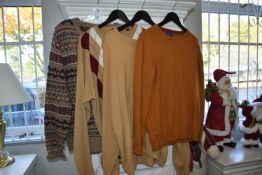 Four Assorted Cashmir and Pure Wool Gent’s Pullovers