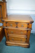 Pair of Three Drawer Bedside Cabinet (matching previous lot)