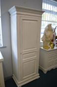 White Painted Single Wardrobe