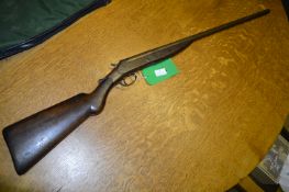 J. Stephens Arms & Tools Co. USA Single Barrel Hammer Action Shotgun, Serial No. L0406 with 30”