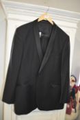 John Lewis Wool Blend Single Breasted Dinner Suit Size: 46S