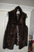 Lakeland Faux Fur Gilet Size: 16