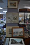 Framed Beverley Related Watercolours and Prints