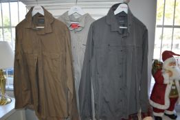 Three Crag Hopper Shirts Size: L