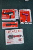 *Four Revlon Hair Dryers and Stylers