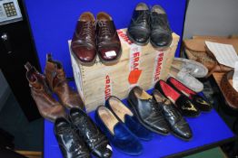 Eight Pairs Size EU 43, UK9 of Assorted Shoes Including Churches, Barkers, Berk, and Others