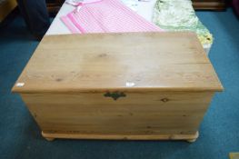 Large Pine Blanket Box