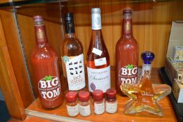Assorted Wines, Spirits, and Mixers
