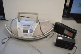 *Panasonic Power Blaster Portable CD System plus Two Radios