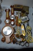 Barometers, Copper and Brassware, etc.